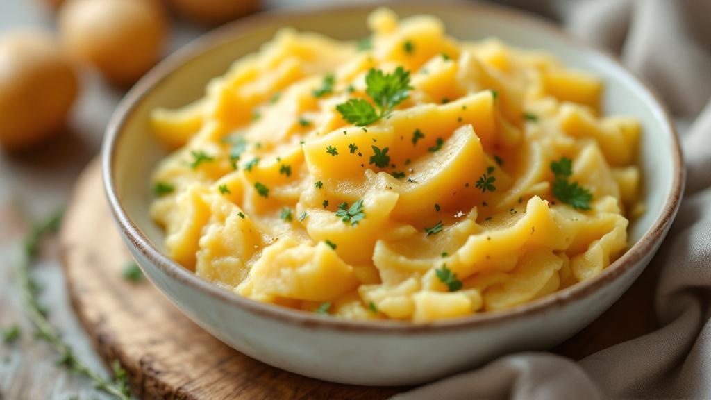 + Ay İçin Mashed Patates ve Tatlı Patates Karışımı