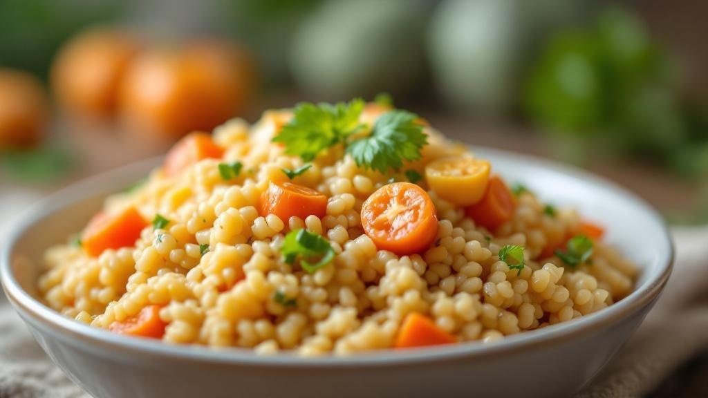 + Yaş için Közlenmiş Sebze ve Tavuklu Bulgur Pilavı
